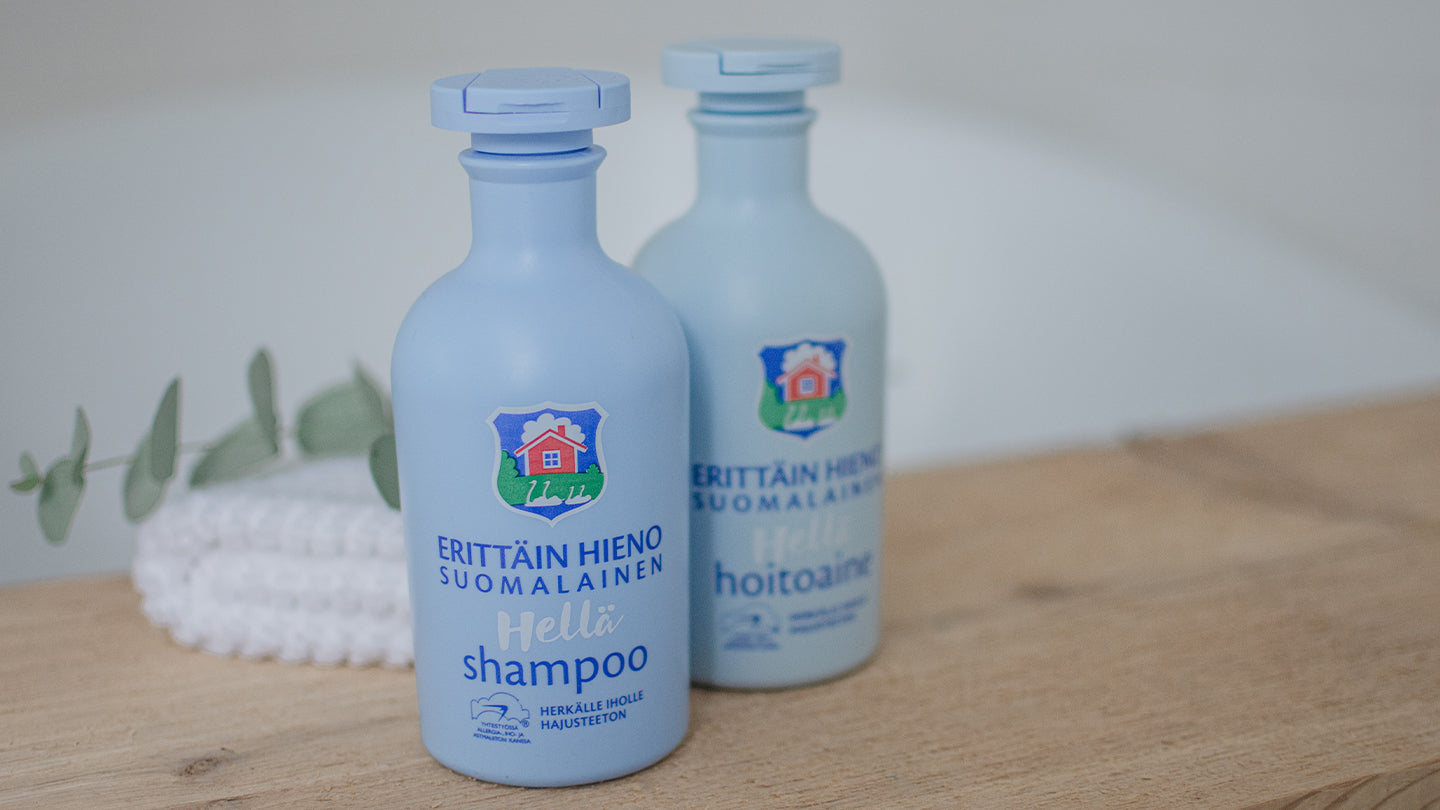 Erittäin Hieno シャンプー　エリッタイン　北欧　レア　フィンランド Erittäin Hieno Suomalainen Shampoo – Finnport