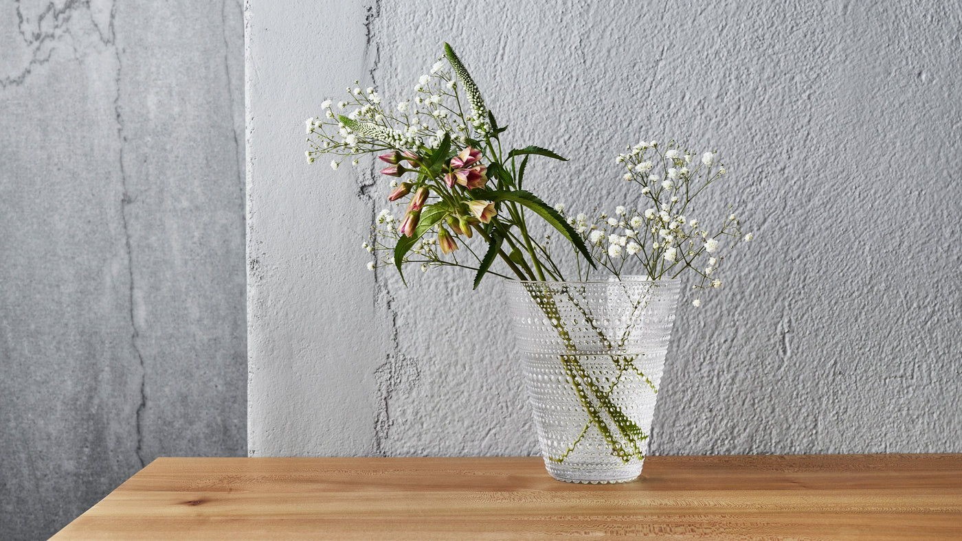 iittala Finnish glass vase