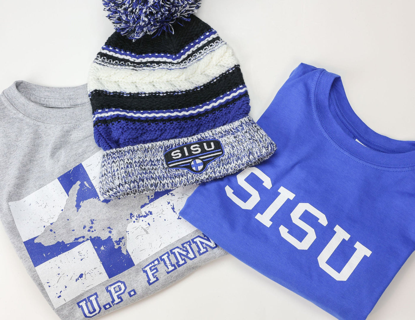 Finnish shirts and winter hat