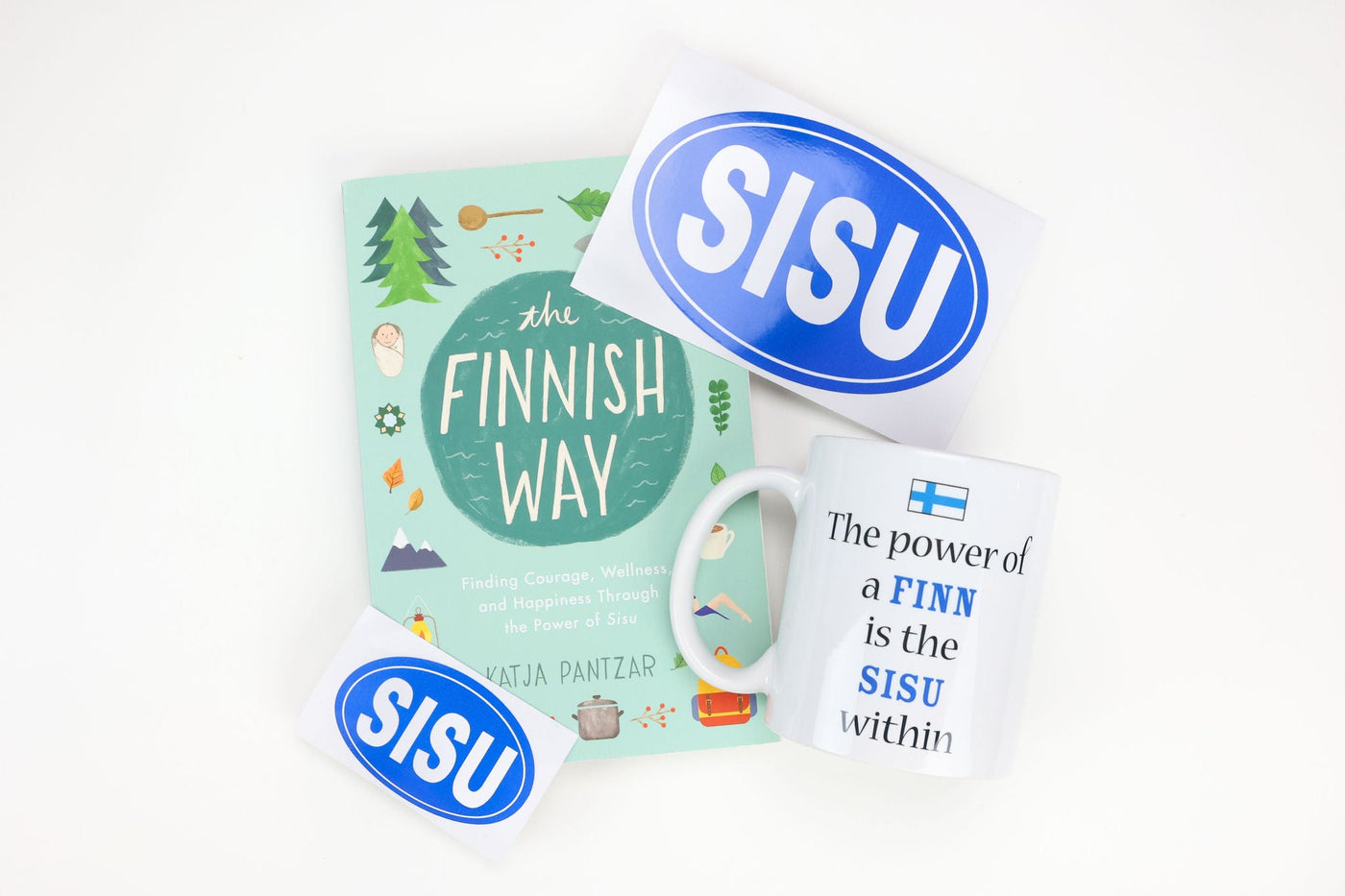 Group of Finnish souvenirs