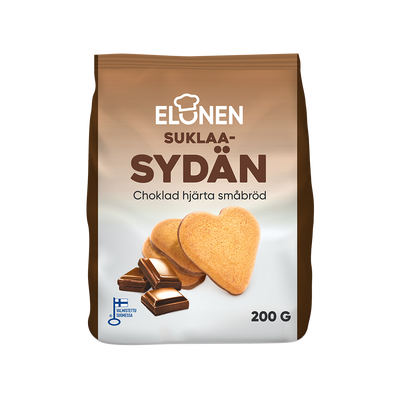 Elonen Chocolate Heart Cookies (200g)