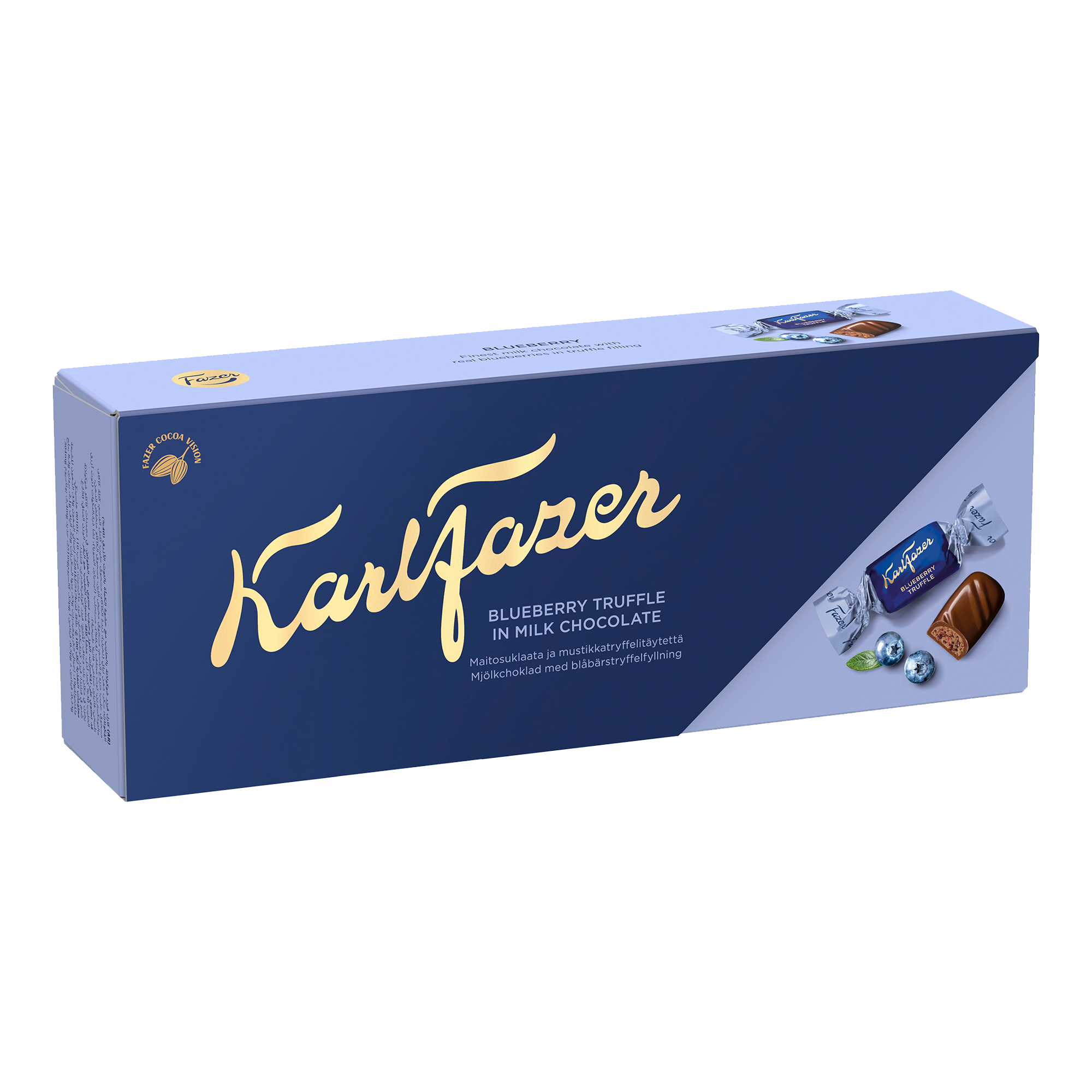 Fazer Blueberry Truffle Milk Chocolate Box (250g) – Touch of Finland