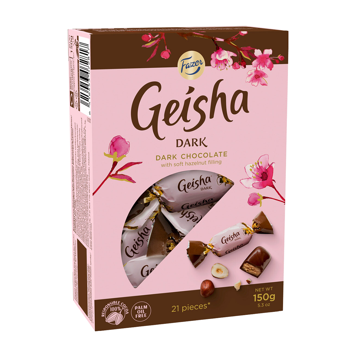 Fazer Geisha Dark Chocolate with Hazelnut Box (150g) – Touch of