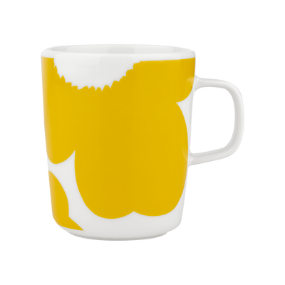 Marimekko 60th Anniversary Iso Unikko Mug, white/yellow