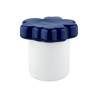 Marimekko 60th Anniversary Unikko Collectible Jar, blue/white