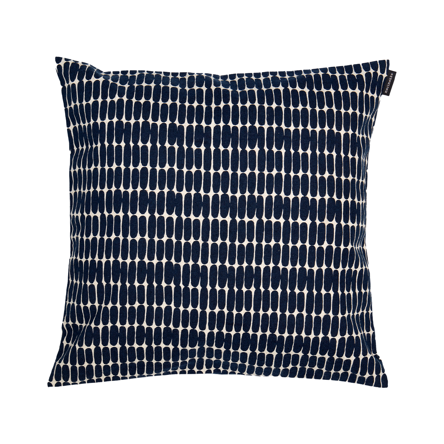 Marimekko Alku Cushion Cover, dark blue/linen – Touch of Finland