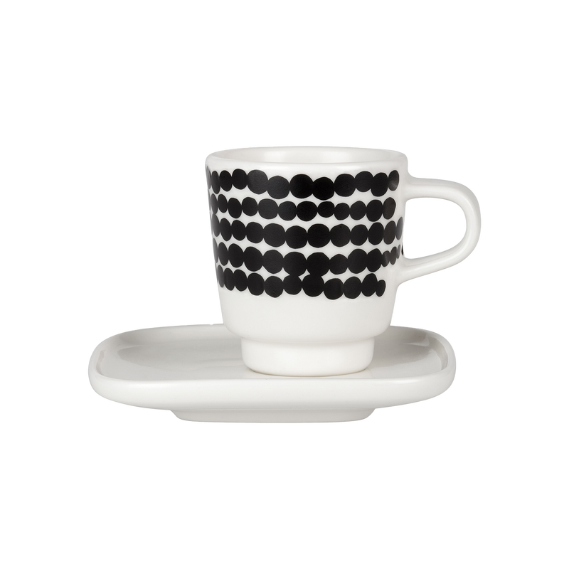 Marimekko Räsymatto Espresso Cup & Plate