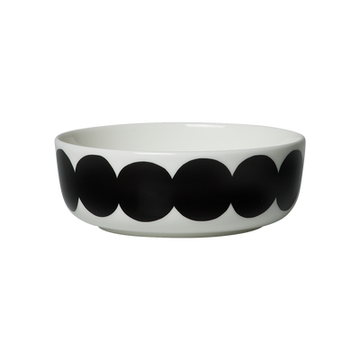 Marimekko Räsymatto Soup / Cereal Bowl, white/black