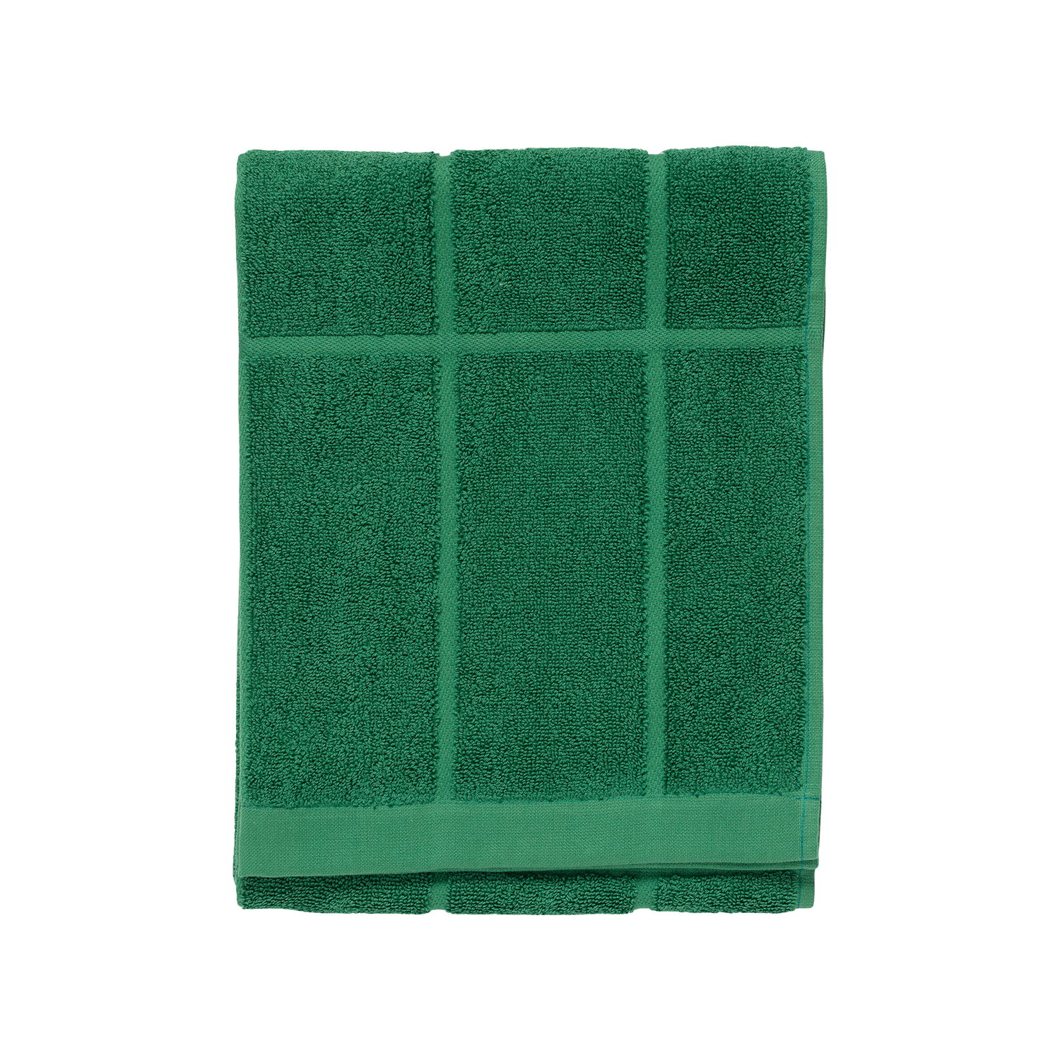 Marimekko Tiiliskivi Hand Towel, green – Touch of Finland