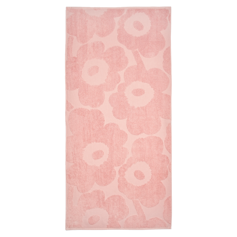 Marimekko Unikko Bath Towel pink powder