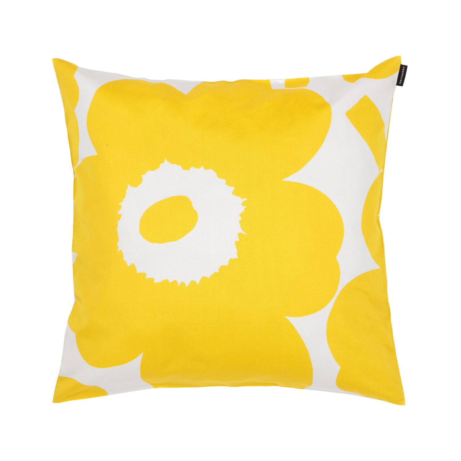 Marimekko Unikko Cushion Cover, off-white/yellow – Touch of Finland