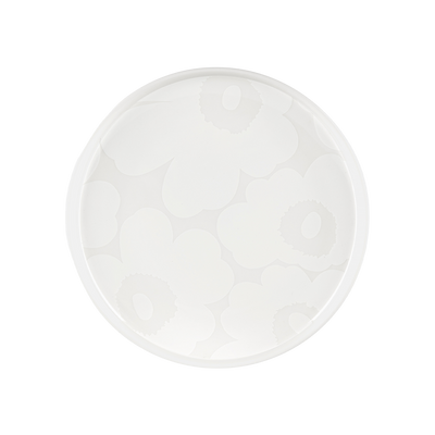 Marimekko Unikko Salad Plate off white white
