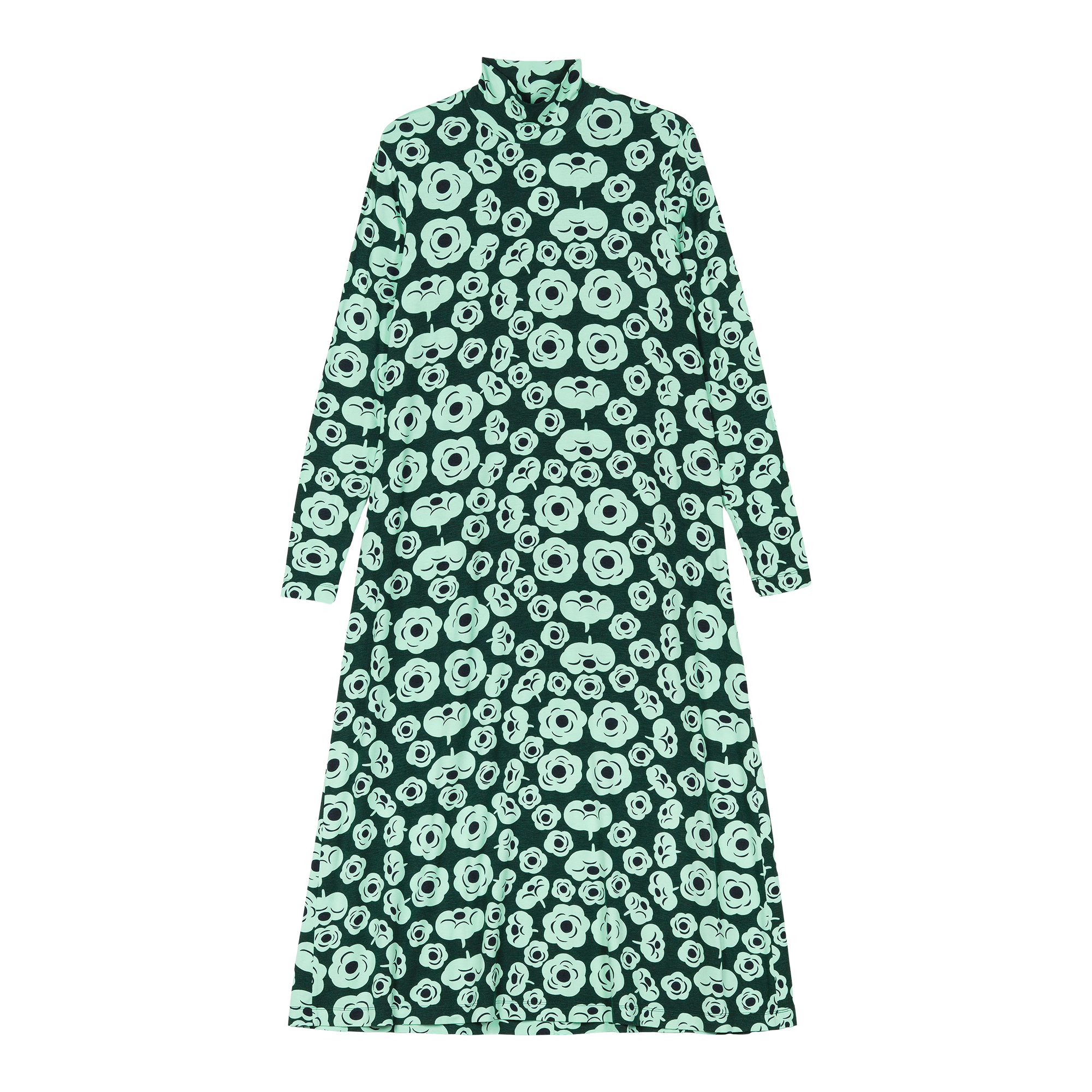 marimekko long dress Cavea Tumma Jersey Dress, dk.green/turquoise/black – Touch of Finland Farmhouse & Rustic Extra Peplum Select Sneaker Size:39 Maija Isola designed Unikko