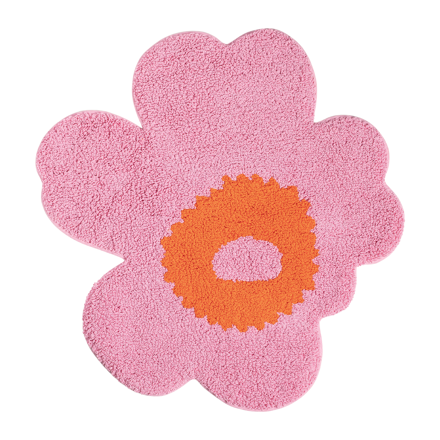marimekko 花形バスマット ピンク Marimekko Unikko Bath Mat, pink/orange – Touch of Finland