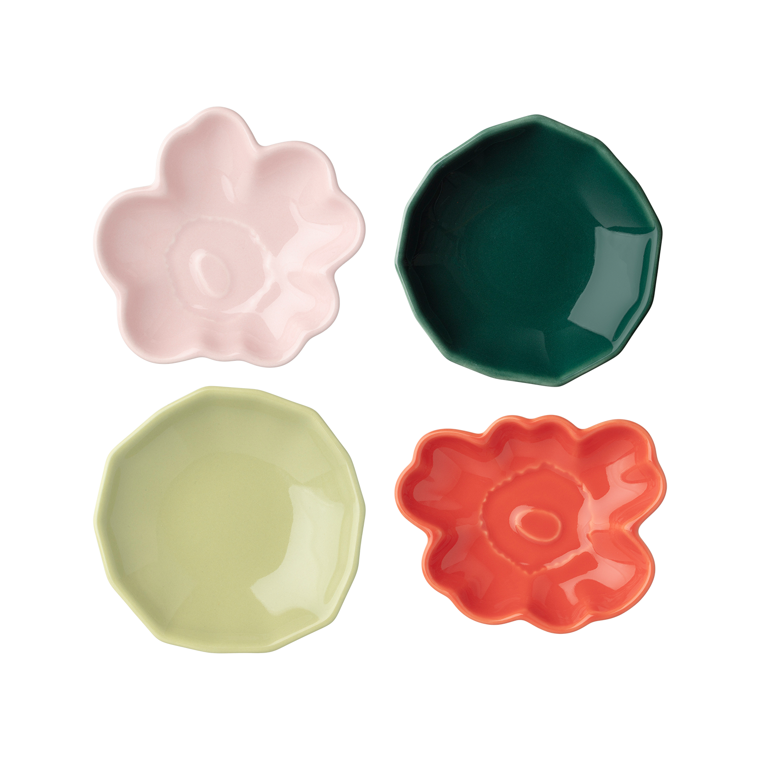 Marimekko Unikko & Kivet Small Plates (Set of 4) – Touch of Finland