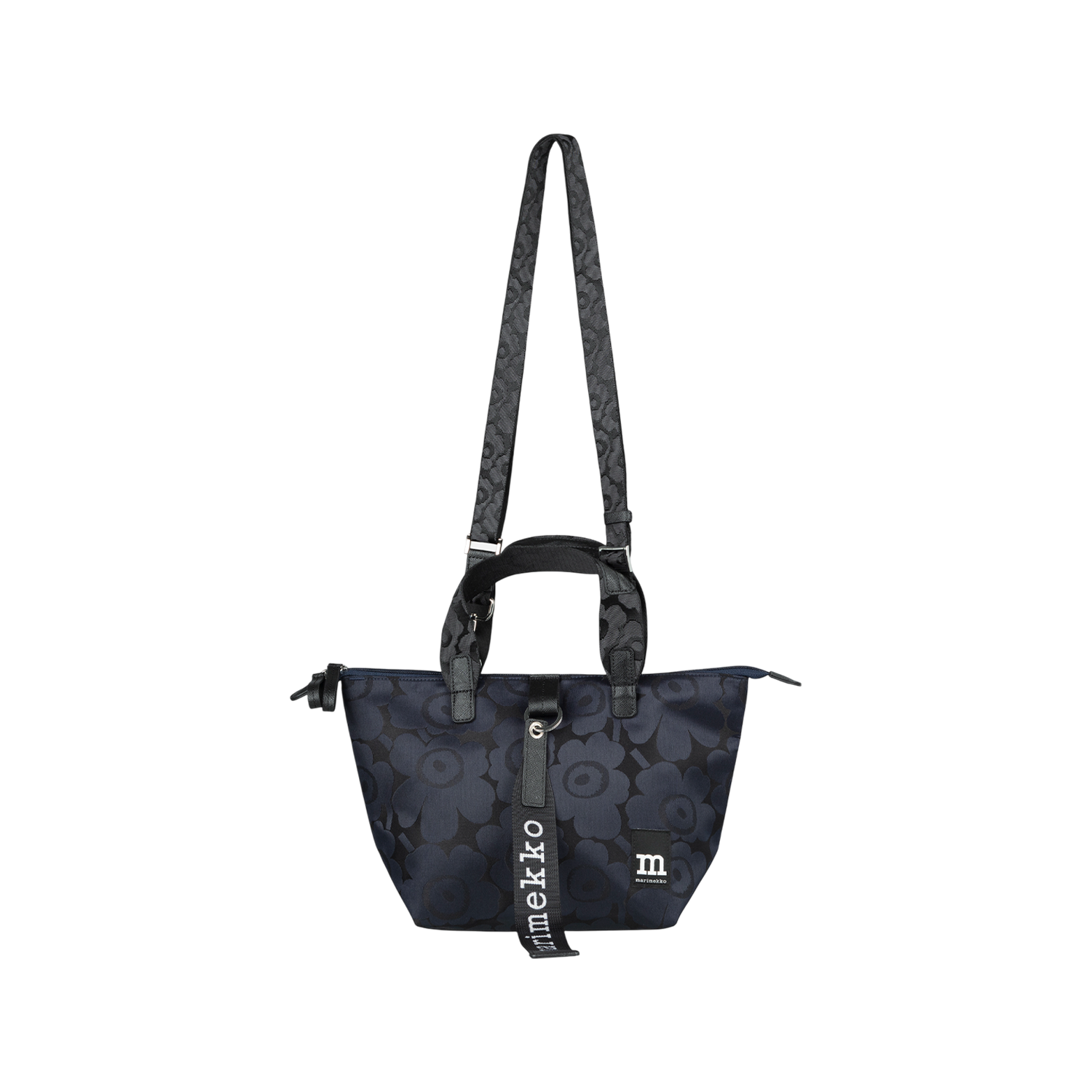 Marimekko Unikko Small Tote Shoulder Bag, blue/dk.blue – Touch of 