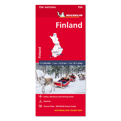 Michelin Finland Motoring and Tourist Map