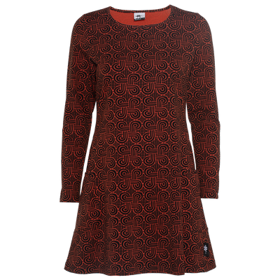 PaaPii Kannel Tunic - Looped Square, rust