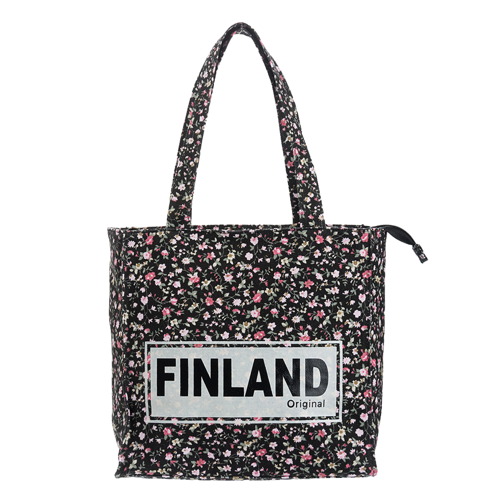 Robin Ruth Finland Flowers Small Canvas Bag