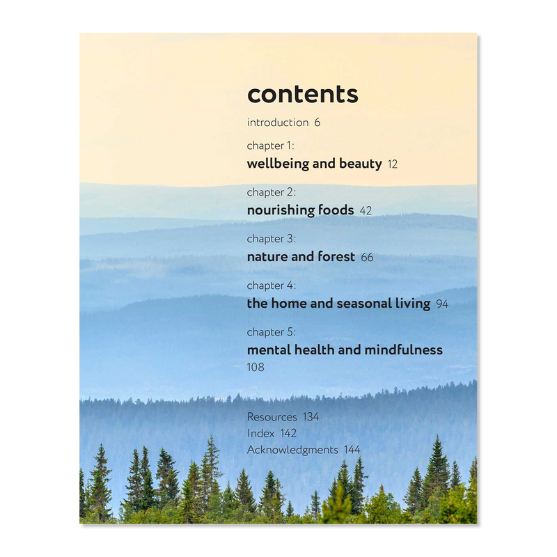 The Book of Nordic Self-Care contents page