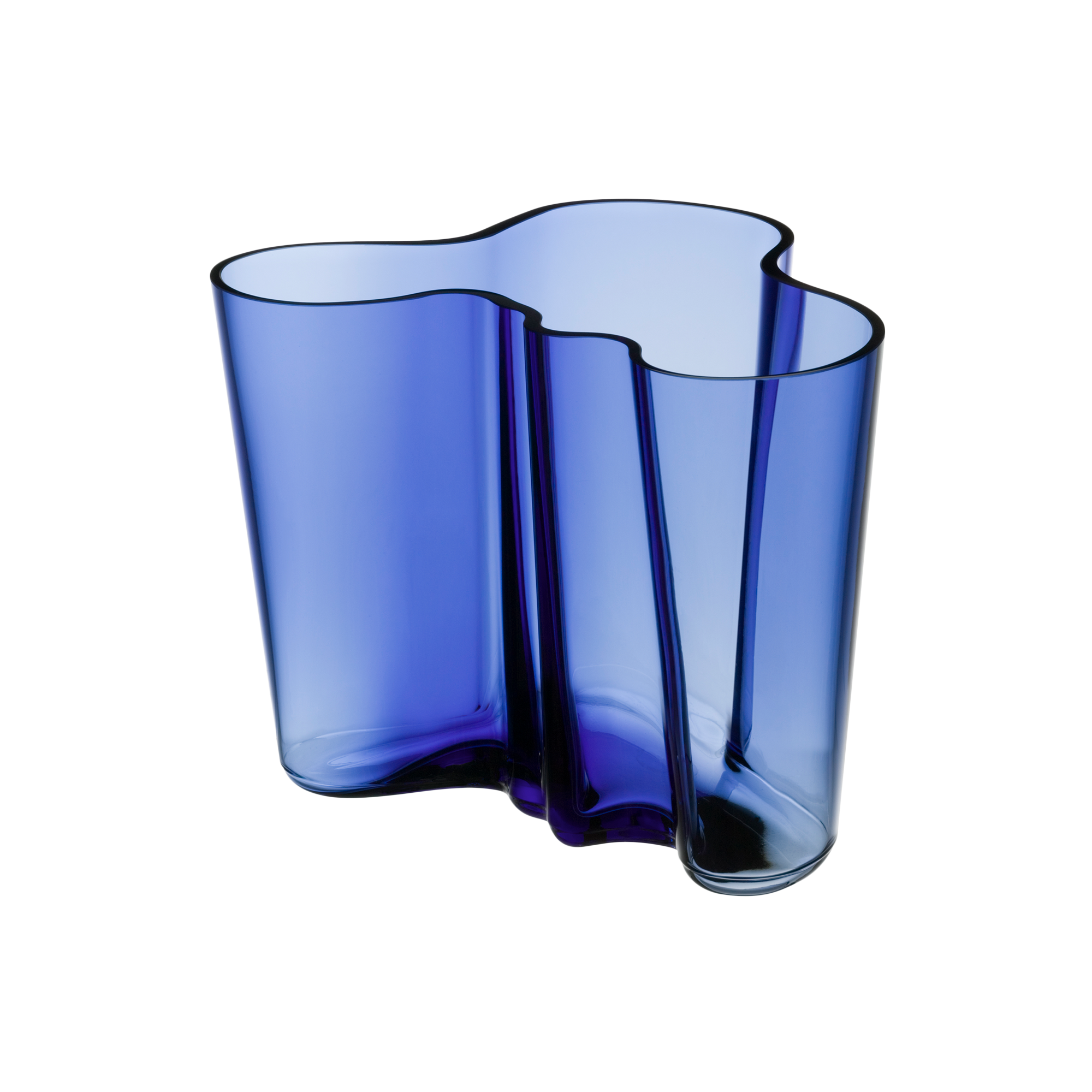 iittala Alvar Aalto Ultramarine Blue Vase 6.25