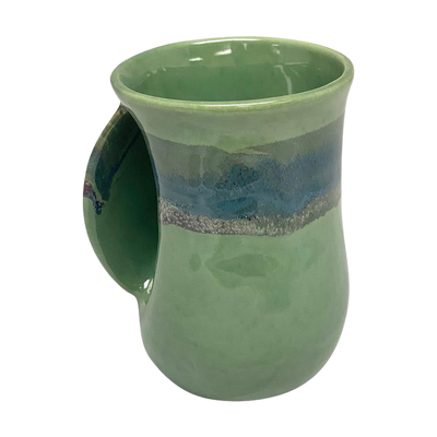 Handwarmer Mug Misty Green - Left Handed