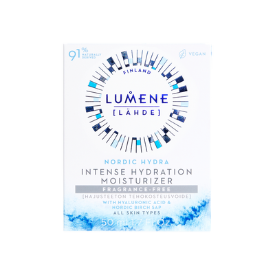 Packaged Lumene Nordic Hydra Intense Hydration Moisturizer Fragrance-Free