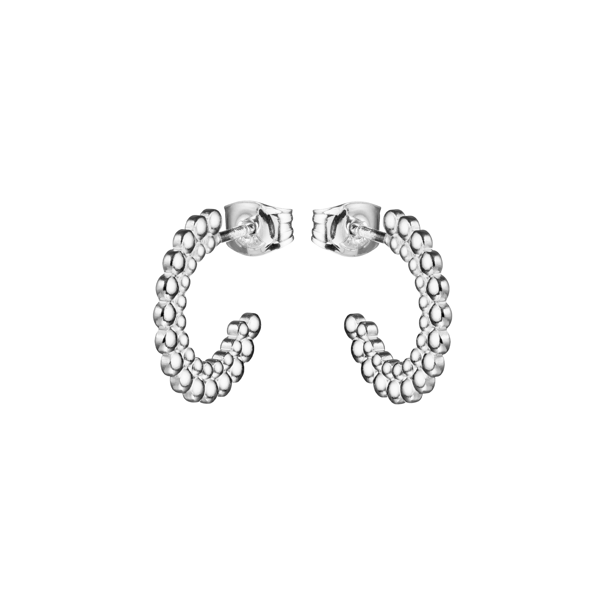 TATIANA☆[SILVER925] Emblem Circle One-touch Earring Kalevala Circle of Light Silver Earrings – Touch of Finland