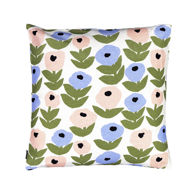 Kauniste Flora Blue Cushion Cover
