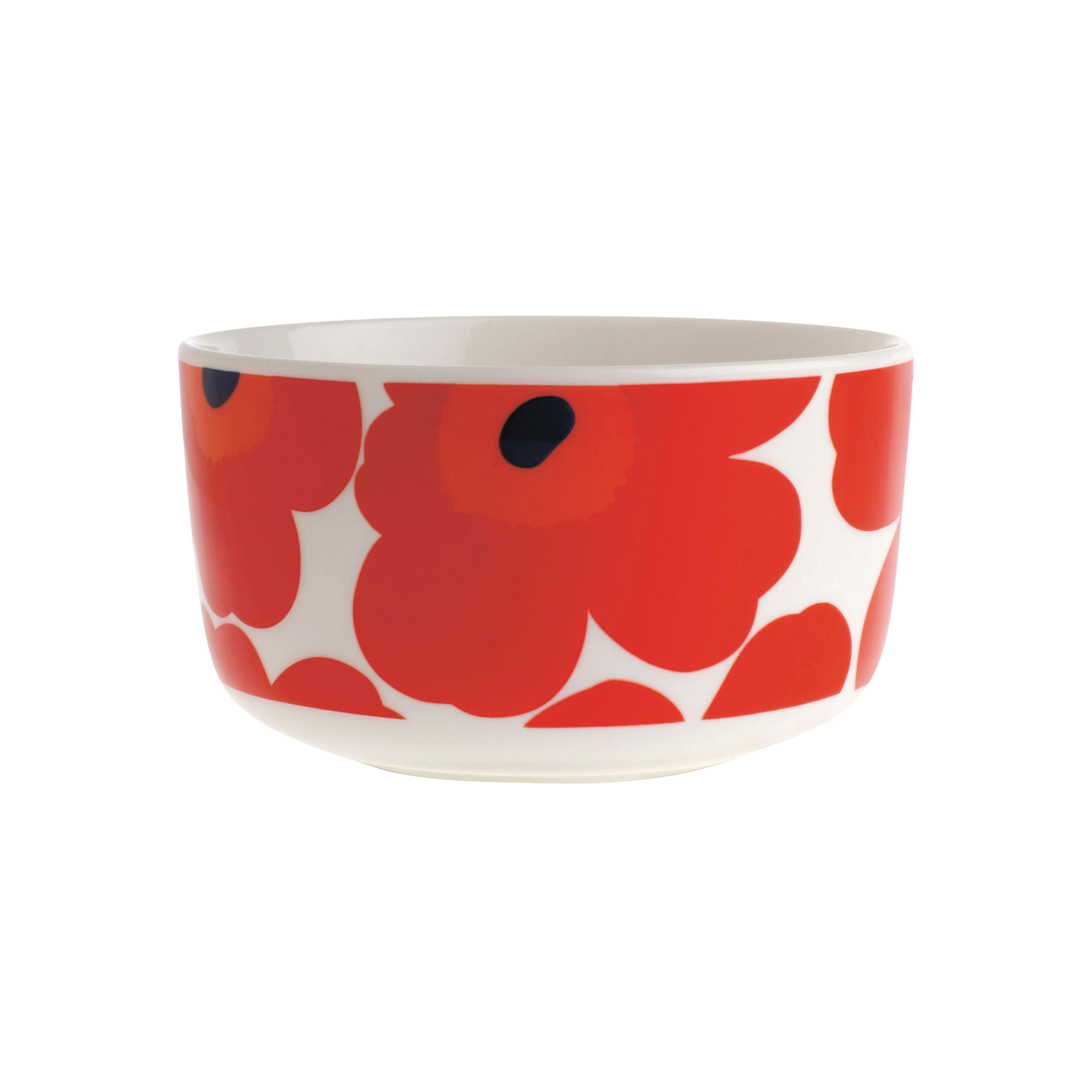 Marimekko Unikko Soup / Cereal Bowl, white/red – Touch of Finland