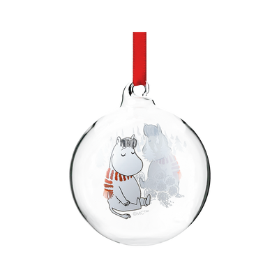 Muurla Moomin Snorkmaiden Glass Ball Ornament