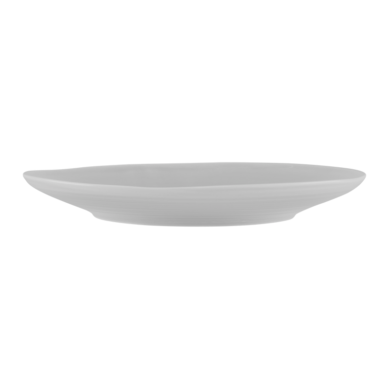 Raised edge of Pentik Kallio Grey Dinner Plate