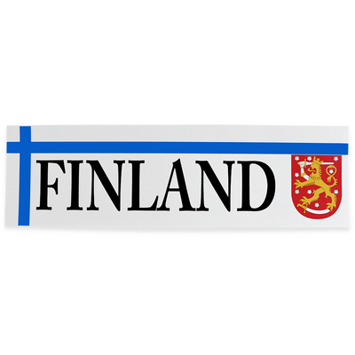 Finland Coat of Arms Bumper Sticker