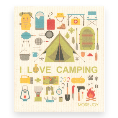 Swedish Dishcloth - I Love Camping