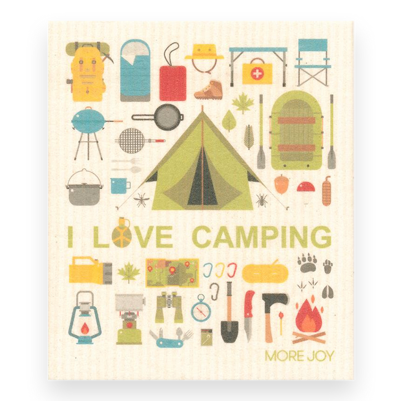 Swedish Dishcloth - I Love Camping