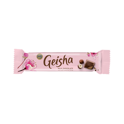 Fazer Geisha Milk Chocolate w/ Soft Hazelnut Filling Bar (37g)
