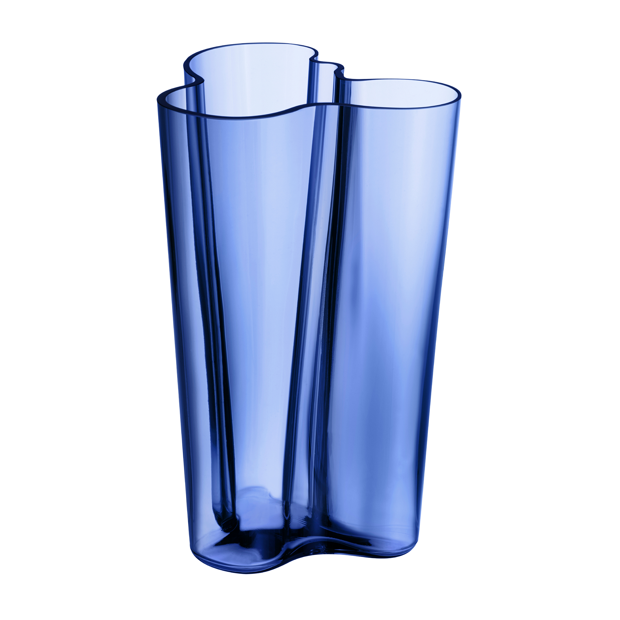 iittala Alvar Aalto Finlandia Ultramarine Blue Vase 10