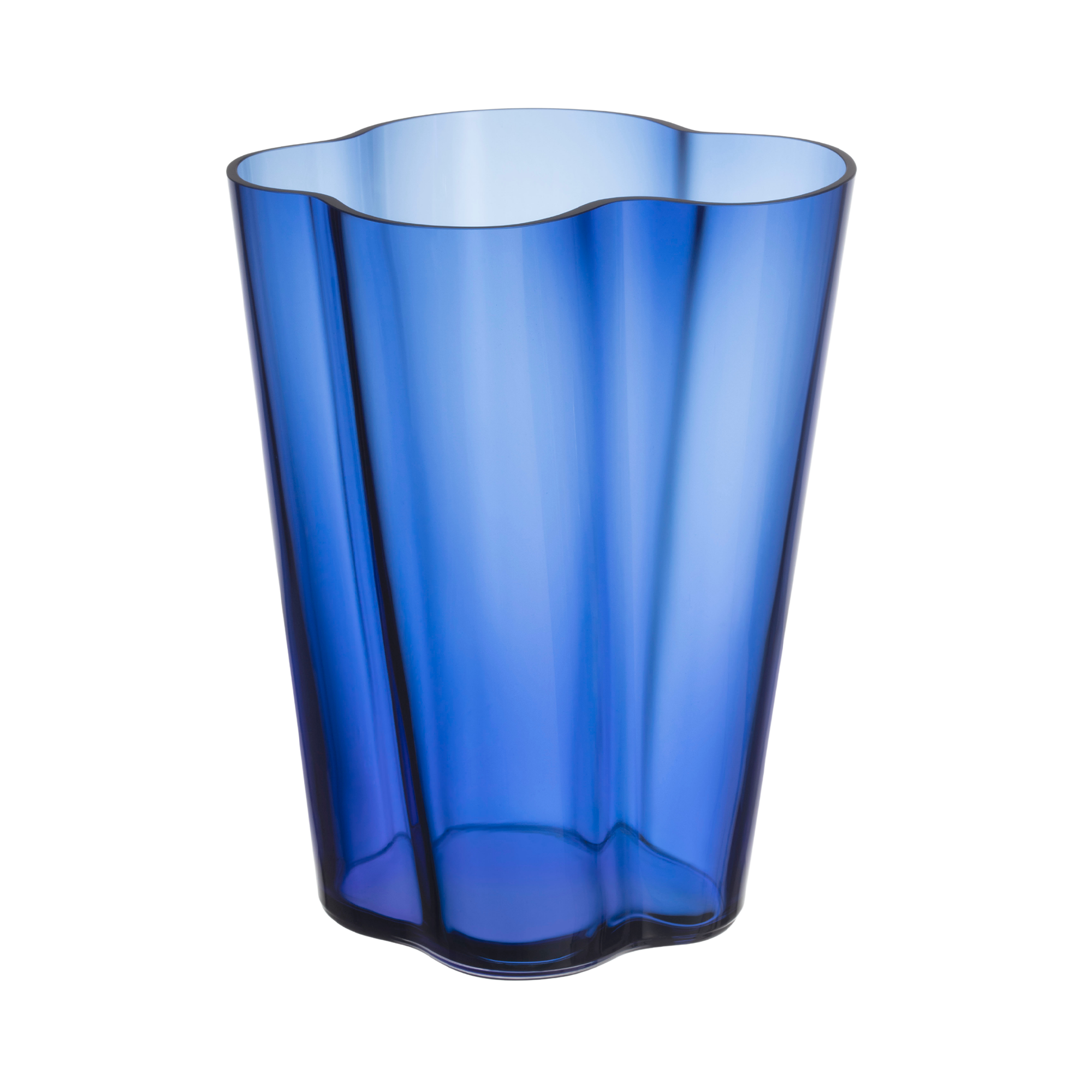 iittala Alvar Aalto Ultramarine Blue Vase 10.5