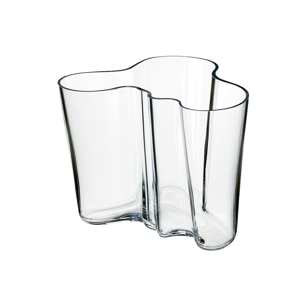 iittala Alvar Aalto Clear Vase 6.25