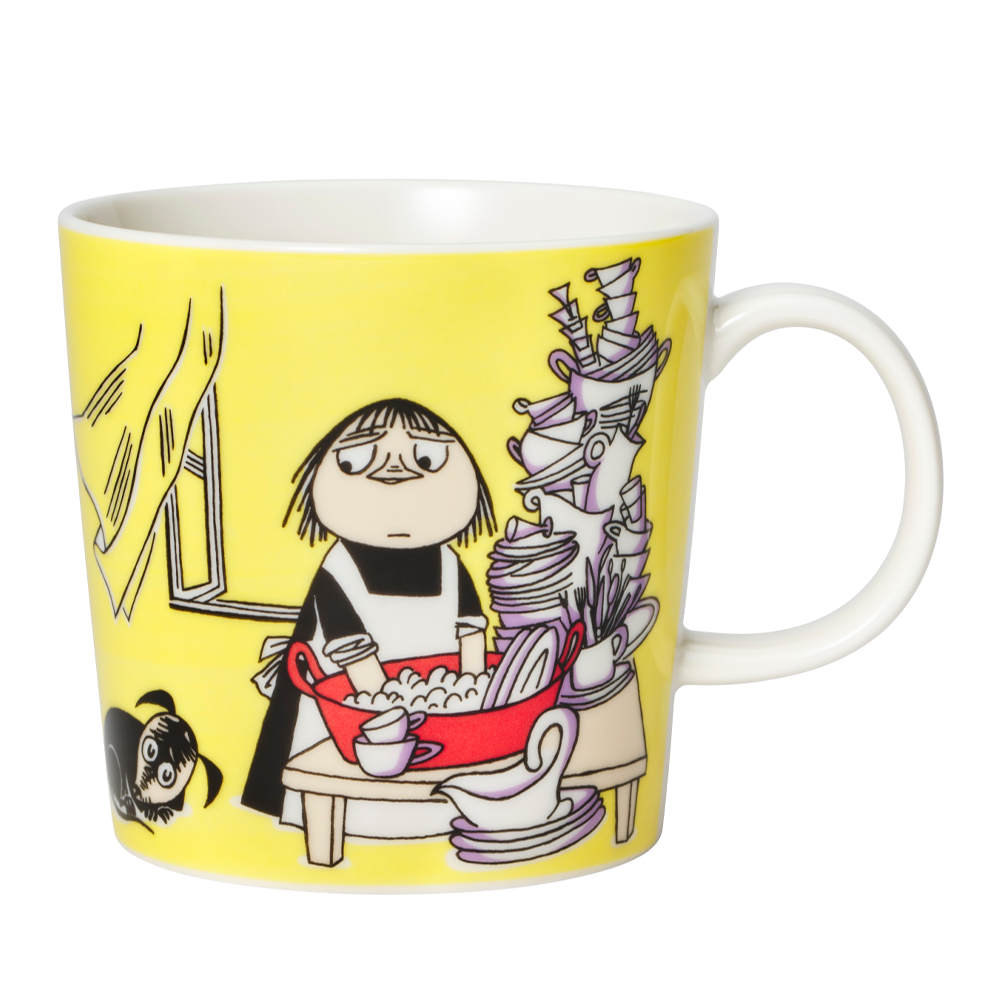 グラス・カップ・酒器 MOOMIN ARABIA Moomin mug 30 cl Moomintroll grass-green | RoyalDesign