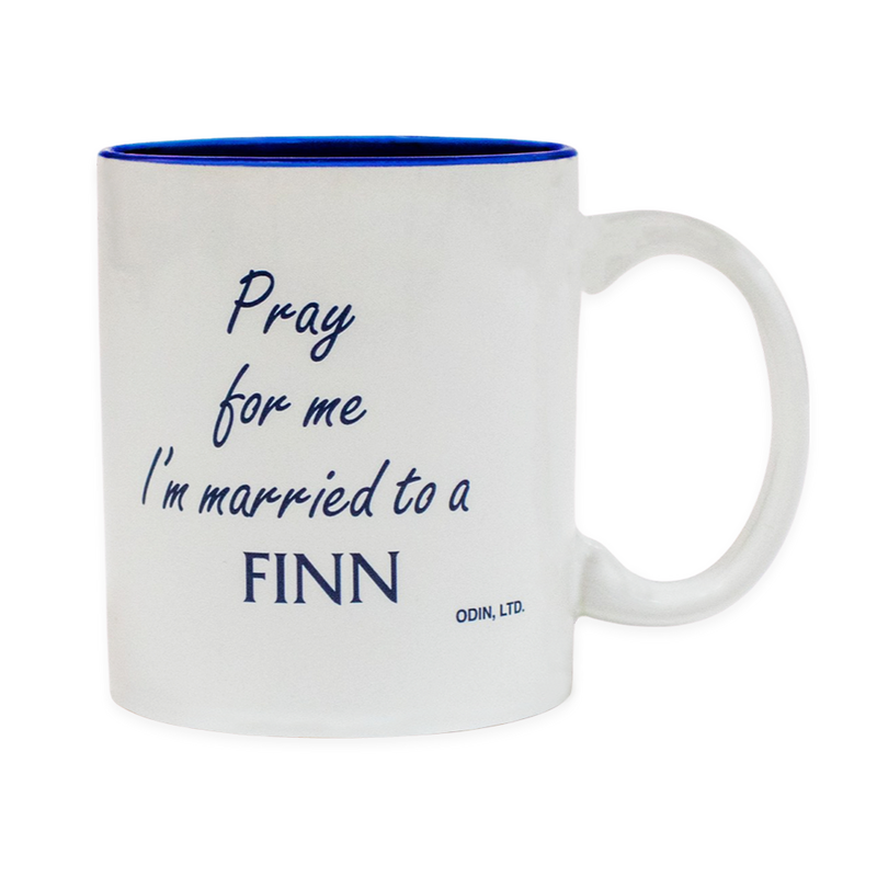 Finnish Coffee Mug - Pray for me I&