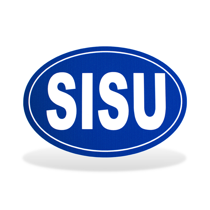Oval SISU Bumper Sticker