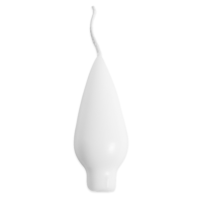 Danish Drop Candle White