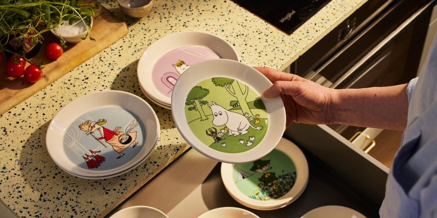 Collection of Arabia Moomin Plates