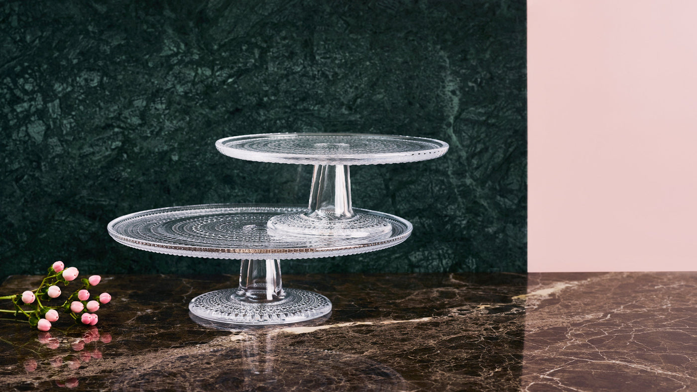 iittala glass serving dishes