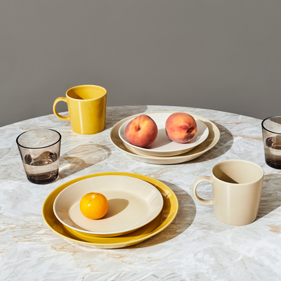 teema linen and honey dinnerware