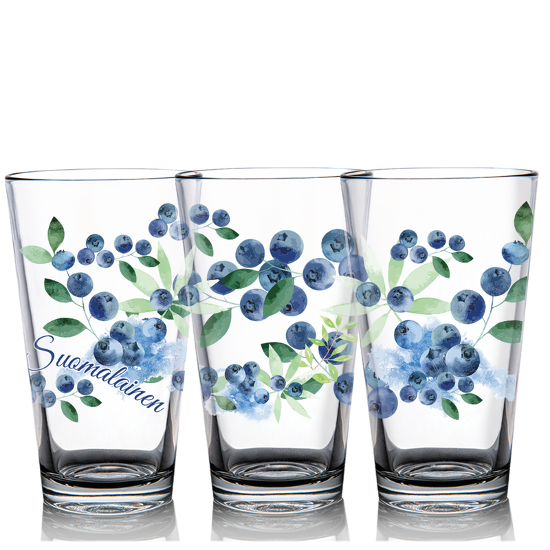 Suomalainen Blueberry Pint Glass