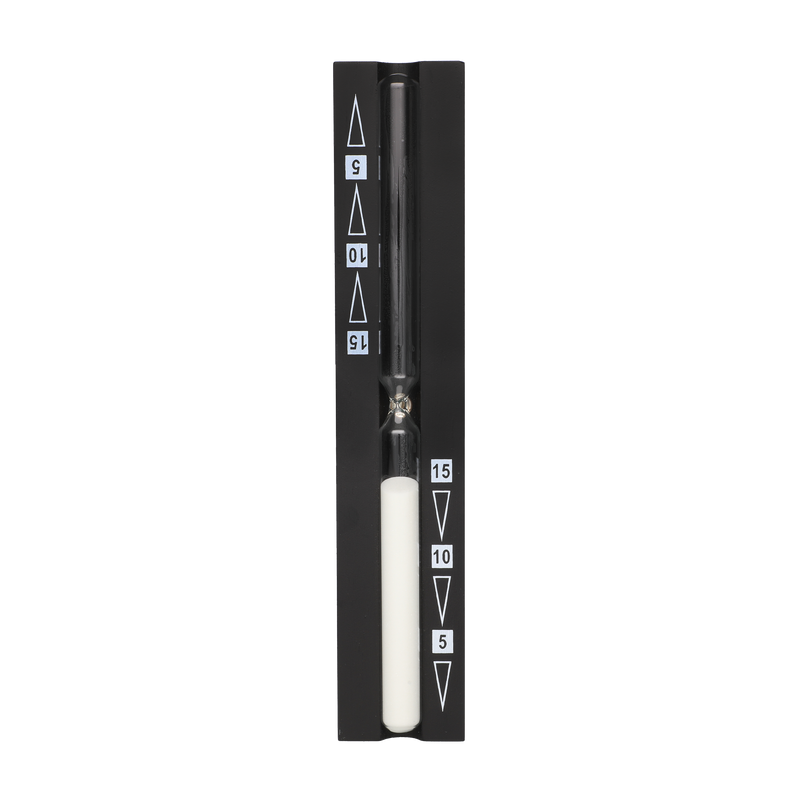 4living Sauna Sand Timer, black