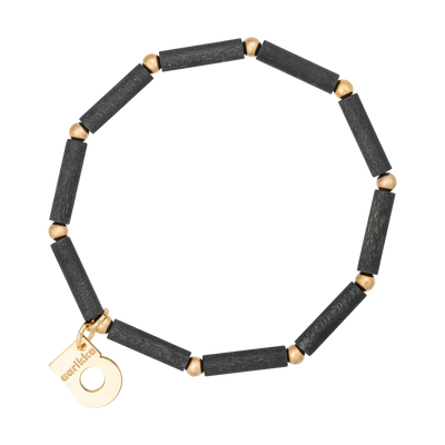 Aarikka Hento Bracelet, black/gold