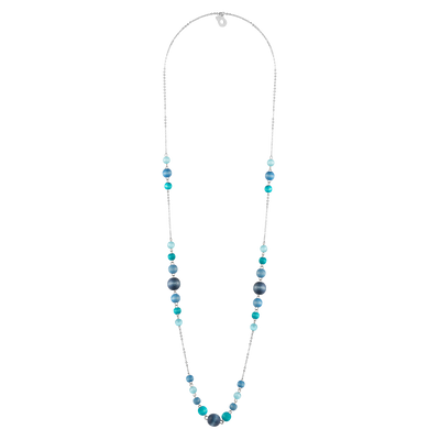 Aarikka Irene Necklace, blue/turquoise